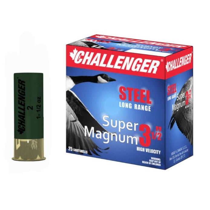 challenger,-cartouches-super-magnum-cal.12-3 1/2"-#bb-1 1/2-oz-'50200