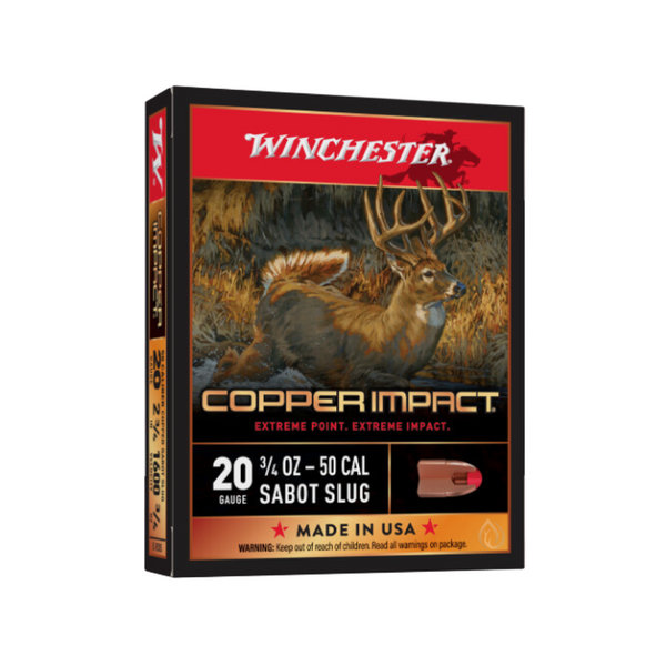 winchester,-cartouches-copper-impact-slug-cal.20-2â¾"-x20clf