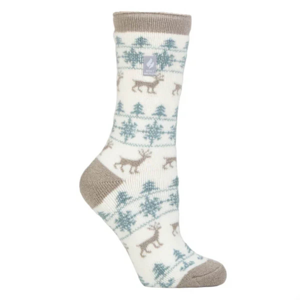 Chaussettes thermiques LITE® « Jade Holiday Outdoor Deer » – Femmes