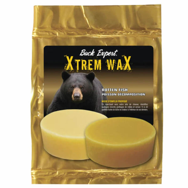 Leurre olfactif pour ours Xtrem Wax odeur de poisson