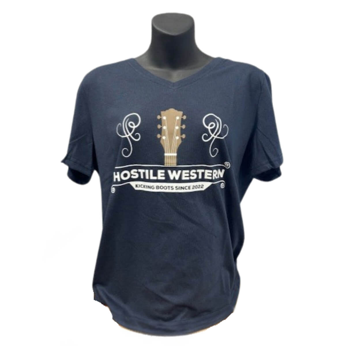 hostile-western-t-shirt-femme-guitare
