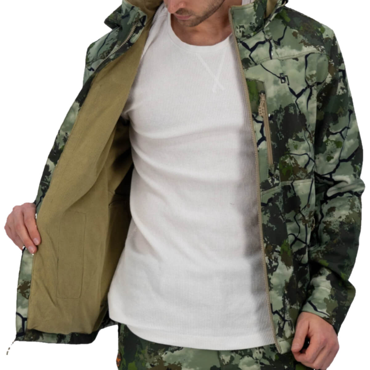 mobile-warming-manteau-chasse-chauffant-terrain