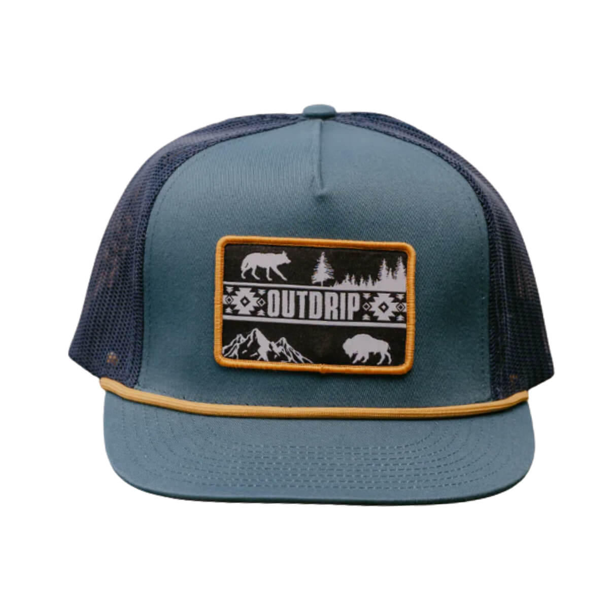 outdrip-casquette-aztec-bleu