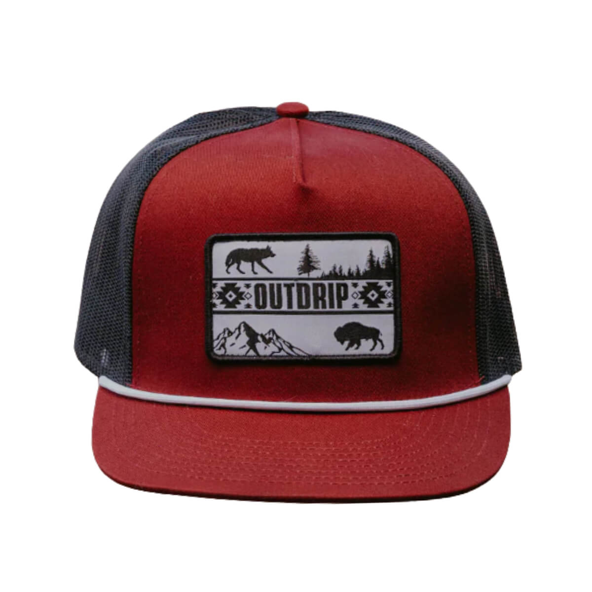 outdrip-casquette-aztec-bourgogne