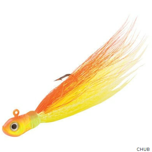 TÊTE DE JIG AVEC POILS BUCK-A-ROO 1/4 OZ