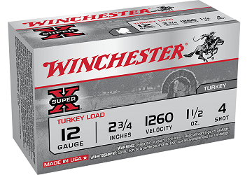 winchester,-cartouches-super-x-cal.12-#4,-2 3/4"-x12mt4