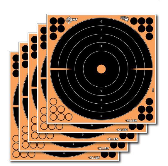 allen,-cibles-adhࣩsives-ez-aim-splash-bullseye--12x12-'15317