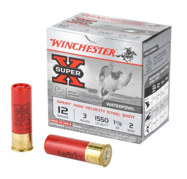 winchester,-cartouches-super-x-cal.12-#2,-3"-wex1232