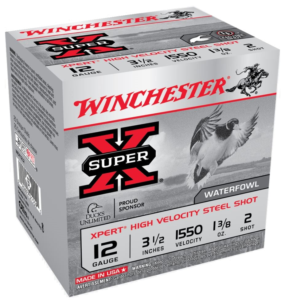 winchester,-cartouches-surpe-x-cal.12-#2-,-3- 1/2"-wex12l2