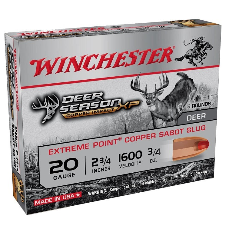 winchester,-cartouches-deer-season-copper-impact-xp-slug-cal.20-2- 3/4"-x20dslf