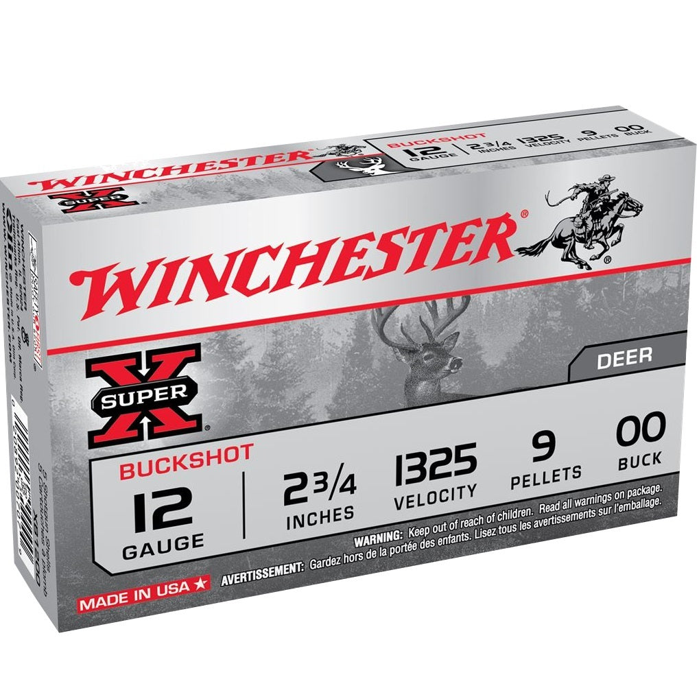 winchester,-cartouches-super-x-buckshot-cal.12,-2 3/4"-xb1200