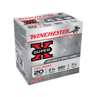 winchester,-cartouches-super-x-cal.20-2 3/4"-#7.5-1-oz-x207
