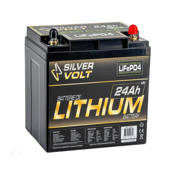 Batterie au lithium rechargeable 24 A