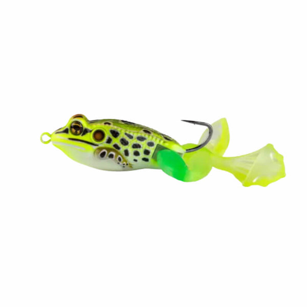 Topwater Lot de 5 leurres de pêche souples grenouille bar à