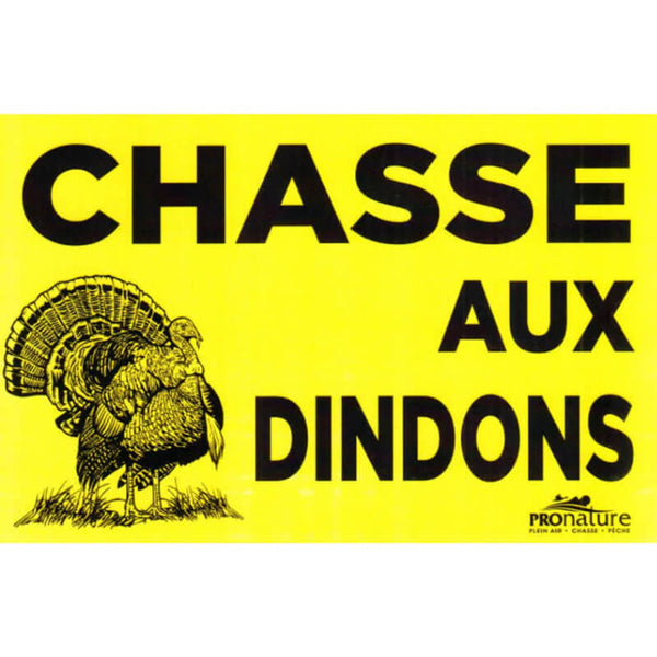 Affiche Chasse aux Dindons