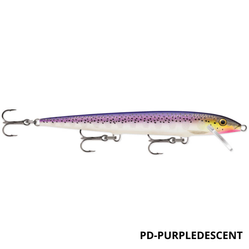 Rapala Original Floater 05 Fishing Lure - Purpledescent Color, Floating Minnow