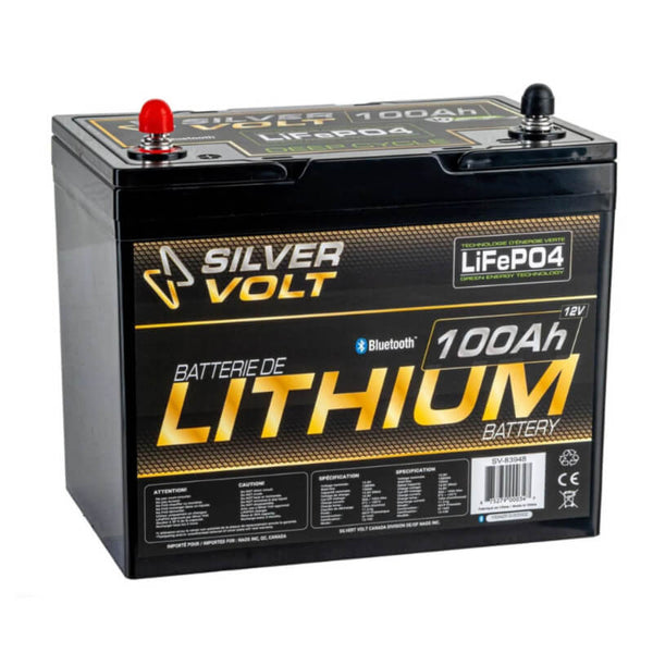 Batterie au lithium rechargeable 100 A