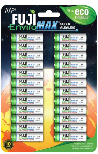 fuji-batteries-canada,-piles-enviromax-super-alkaline-aa-4300bp24