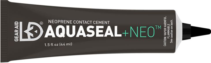 Adhésif Aquaseal + néo pour réparation Contac cement