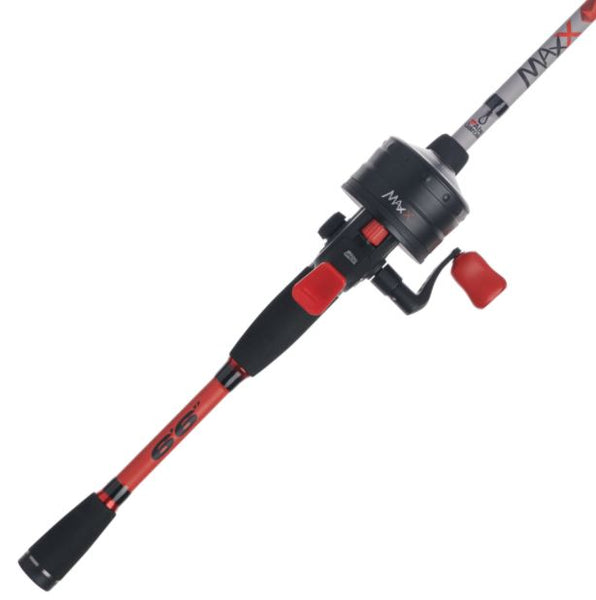 Combo Canne Et Moulinet Abu Garcia Max LP - Pour Pêche Au Leurre, 24T Carbone, 4+1 Roulements
