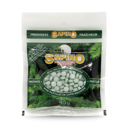 Mini pastilles fraîcheur sapin baumier Sapino
Éditeur de texte enrichi
